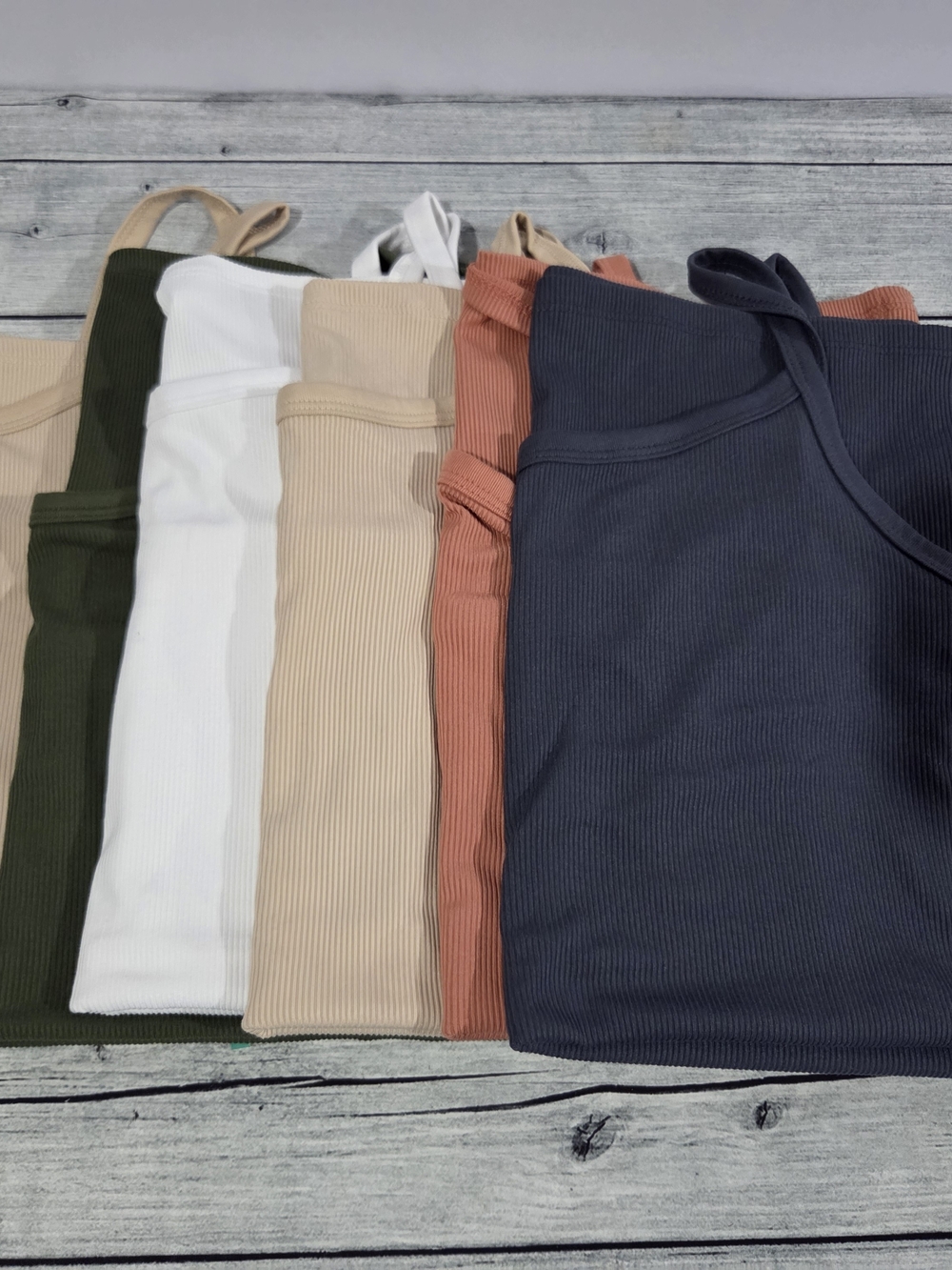 No Boundaries Rib Camis Set of 6